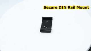 অ্যালুমিনিয়াম 35 মিমি দিন রেল ফিক্সড ক্ল্যাম্প ব্ল্যাক ডিআইএন রেল মাউন্টিং ক্লিপ স্ন্যাপ রিলে মাউন্ট করার জন্য