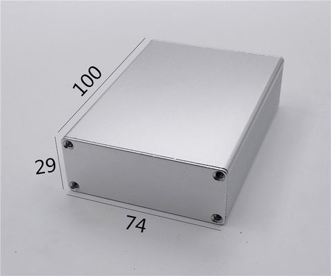 Anodized Black Width 74*29*100mm Aluminum Project Box Enclosure