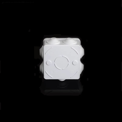 85x85x50mm IP65 ABS Waterproof Junction Box Knockout Holes With Stopper