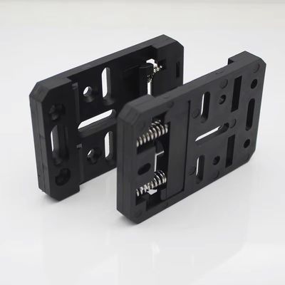 48mm Width Universal DIN Rail Mounting Clip Snap in Din-Rail Mounting Bracket DIN Rail Fixed Clamp Aluminum Alloy Solid State Relay Clip for 35mm Din Rail Slotted