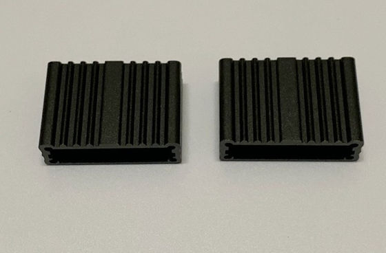 Heat-resistant Metal Small Aluminum Housing 43*14*30mm For Control Panel Enclosure In Anodized Black