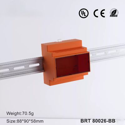 5 Module DIN Rail Enclosure for PCB & Electronics DIN Rail Box In UL 94 V0 Material