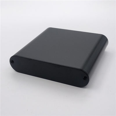108*26*100mm Custom Matt Black Extruded Aluminum Metal Enclosure for Electronic Projects